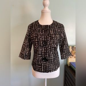 EUC y2k Michael Kors Black and White Cropped Spring XS